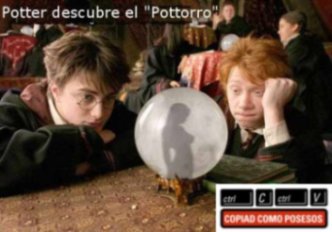 Harry Potter descubre el "Potorro".